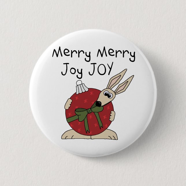 Merry Merry Joy Joy Tshirts and Gifts Pinback Button (Front)