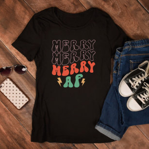 Merry Merry Merry AF Christmas T-Shirt
