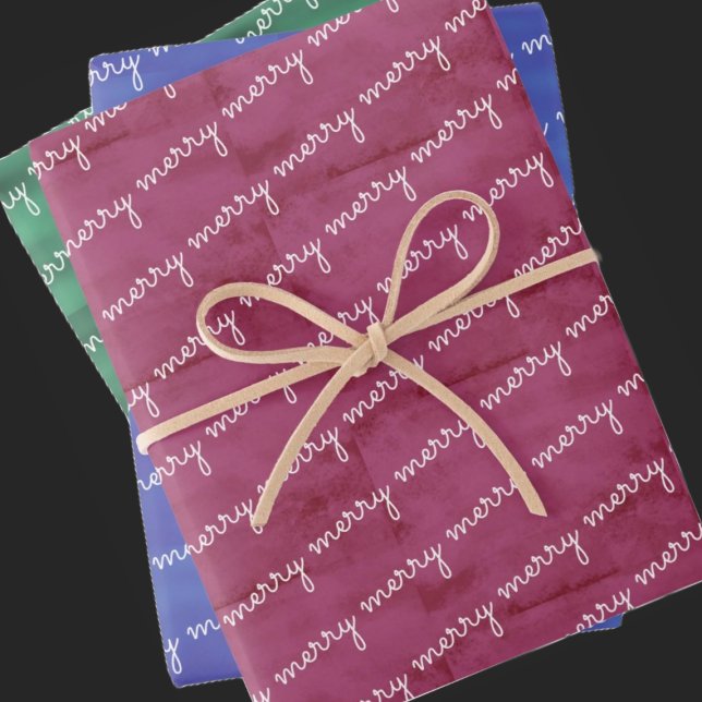 Merry Merry Merry  Wrapping Paper Sheets (Creator Uploaded)