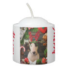 Merry Merry Rex Christmas Candle