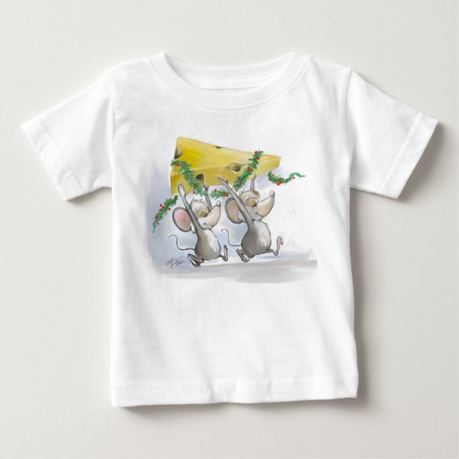 Merry Mice Mic & Mac Infant T-Shirt (Front)