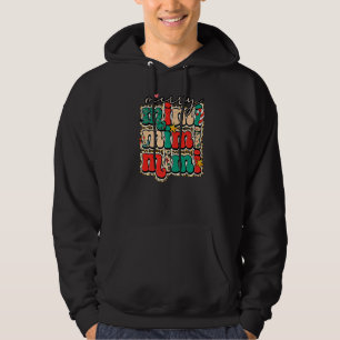 Merry Mimi Family Christmas Pajama Groovy Vintage Hoodie