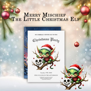 Merry Mischief – The Little Christmas Elf. Invitation