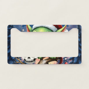 Merry Mischief – The Little Christmas Elf. License Plate Frame