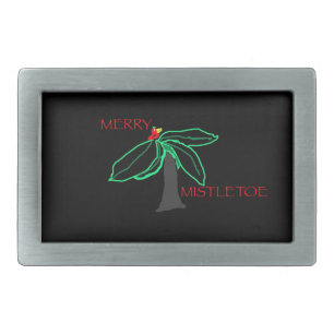 Merry Mistletoe Belt Buckle