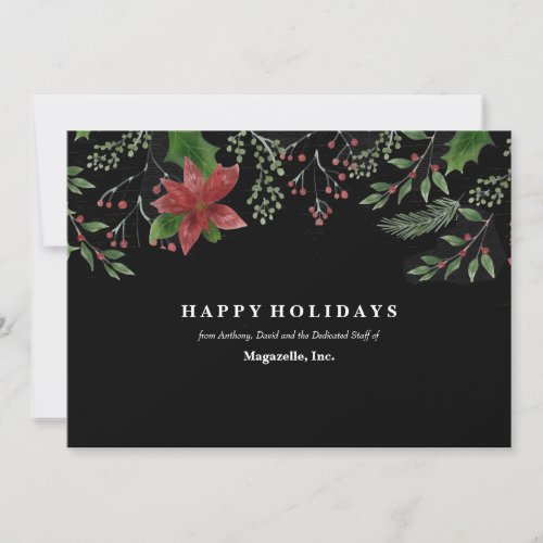 Merry Mistletoe Business Holiday Card