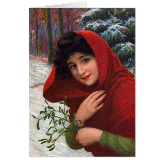 Merry Mistletoe Maiden Cards (Front)