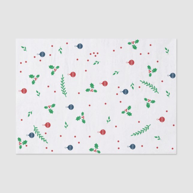 Merry Mistletoe Tissue Paper (Front)