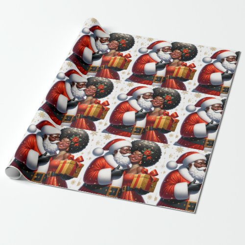 Merry Moments A Whimsical Holiday Embrace _ Wra Wrapping Paper