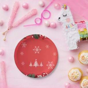 Merry Moments Christmas Paper Plates