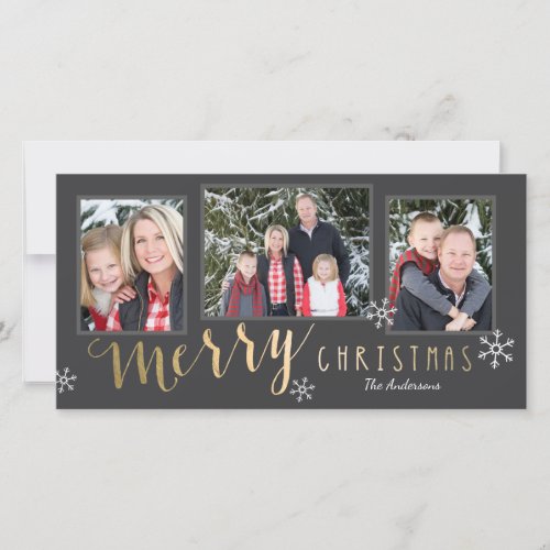 Merry Moments Christmas Photo Card