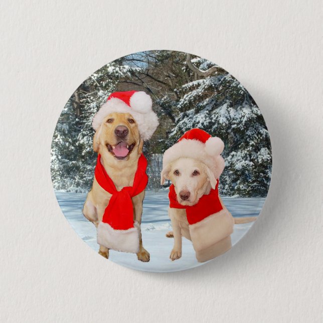 Merry Moses & Myrtie Pinback Button (Front)