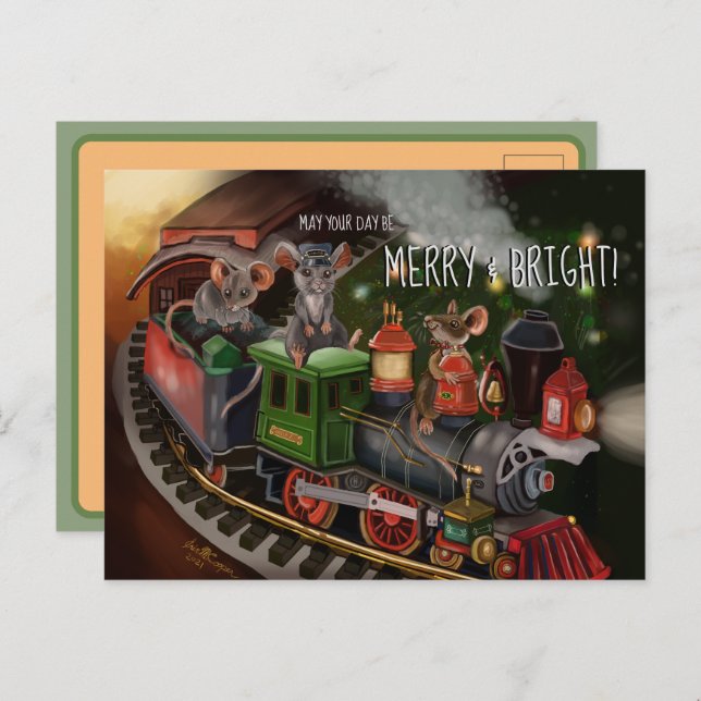 Merry Mouse Holiday Train   (Front/Back)