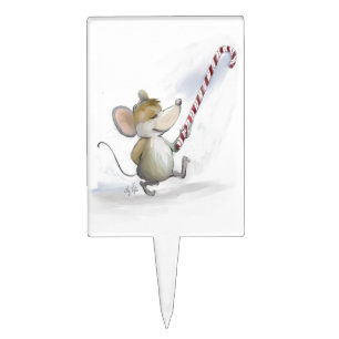 Merry Mouse Moe Cake Topper