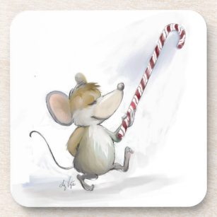 Merry Mouse Moe Cork Coaster