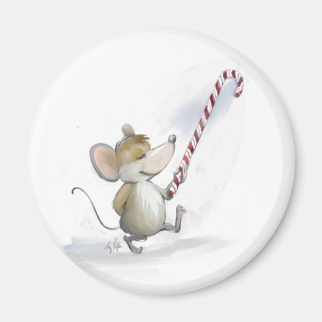 Merry Mouse Moe Magnet (Front)