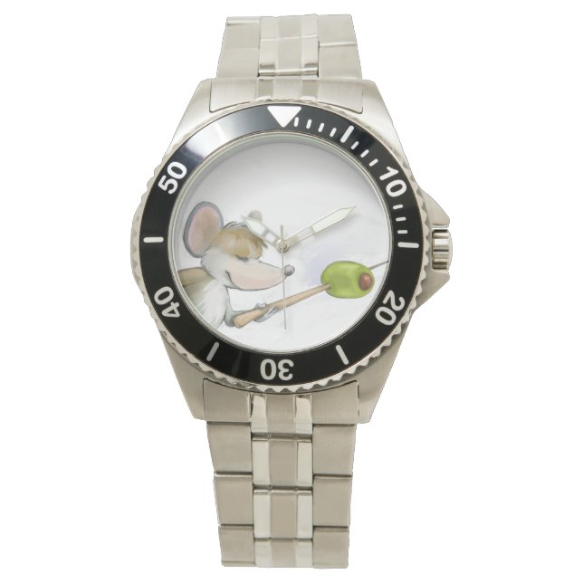 Merry Mouse Moe with Olive Watch (Front)