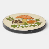 Merry Mushroom with Custom Name Wireless Charger (Front 2)