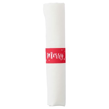 Merry Napkin Bands by byDania at Zazzle