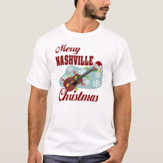 Merry Nashville Christmas Men's Basic T-Shirt