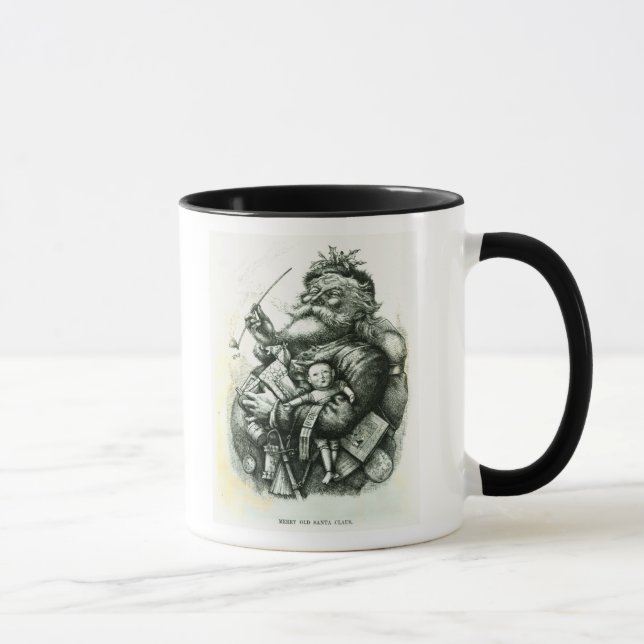 Merry Old Santa Claus Mug (Right)