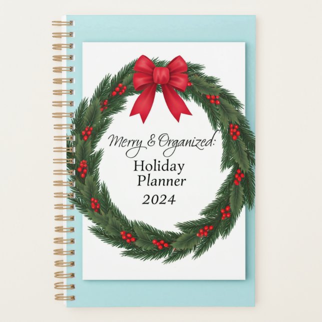 Merry & Organized: Holiday Planner 2024 (Front)