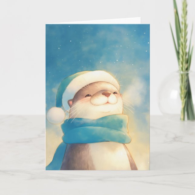 Merry Otter Card (Front)