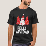 Merry Peruvian Tree Peru Flag Feliz Navidad T-Shirt