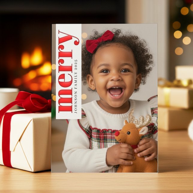 Merry Photo Holiday Magazine Cover Christmas Letterpress Photo Cards (Merry Photo Holiday Magazine Cover Christmas Letterpress Photo Cards
)