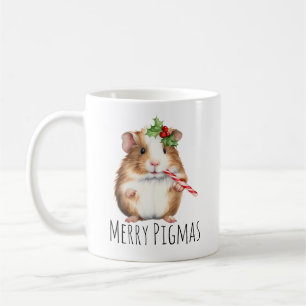 Merry Pigmas Christmas Guinea Pig Coffee Mug