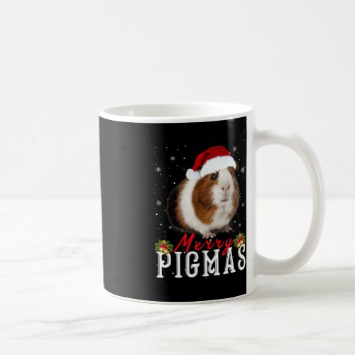 Merry Pigmas Face Mask Fun Guinea Pig Christmas Sa Coffee Mug