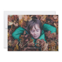 Merry Pines Holiday Photo Card