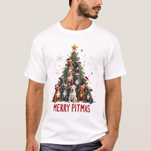 Merry Pitmas Pitbull Dog Ugly Christmas Sweater Tr