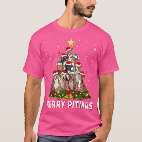 Merry Pitmas Pitbull Dog Ugly Christmas Sweater Tr