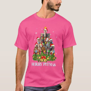 Merry Pitmas Pitbull Dog Ugly Christmas Sweater Tr