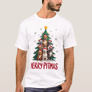 Merry Pitmas Pitbull Dog Ugly Christmas Sweater Tr