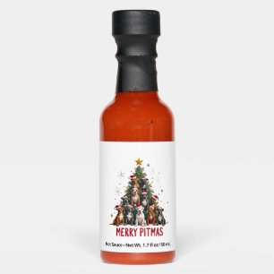 Merry Pitmas Pitbull Dog Ugly Christmas Sweater Tr Hot Sauces