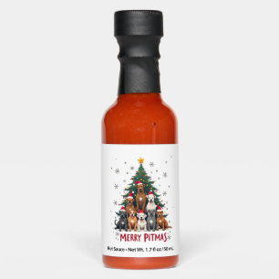 Merry Pitmas Pitbull Dog Ugly Christmas Sweater Tr Hot Sauces
