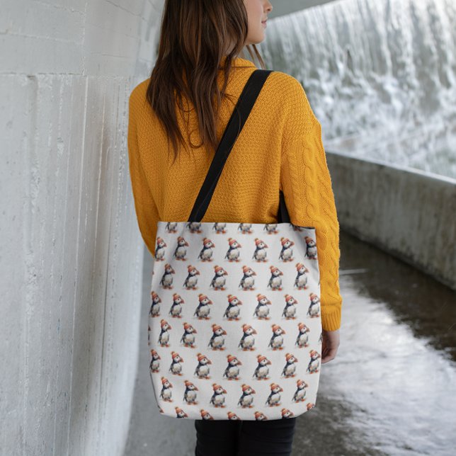 Merry Puffin Crossbody Bag (Creator Uploaded)