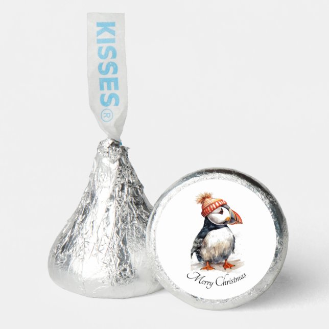 Merry Puffin, custom Hershey®'s Kisses® (Front)