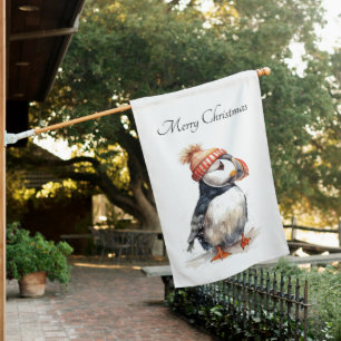 Merry Puffin, custom House Flag