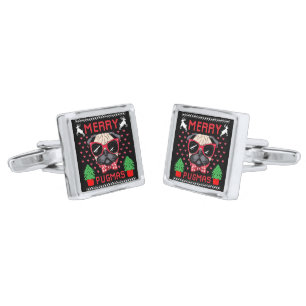 Merry Pugmas! Cufflinks
