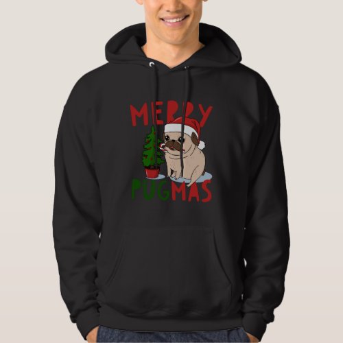 Merry Pugmas  Cute Christmas Pug Classic T_Shirt 5 Hoodie