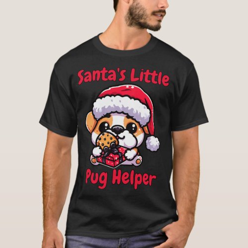 Merry Pugmas Funny Christmas Santa Pug Owner T_Shirt