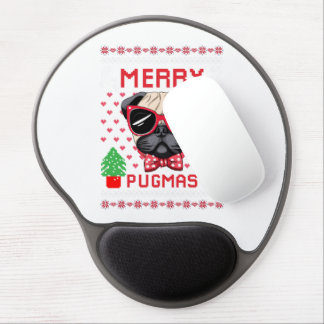 Merry Pugmas! Gel Mouse Pad