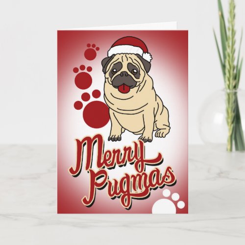 Merry Pugmas Holiday Card