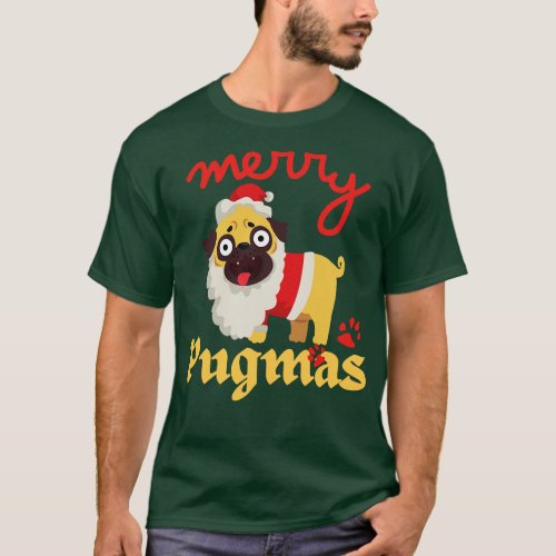 Merry Pugmas T_Shirt