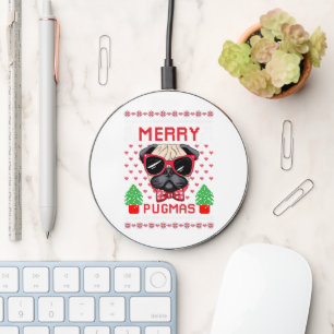 Merry Pugmas! Wireless Charger