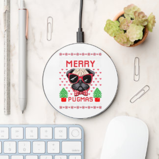 Merry Pugmas! Wireless Charger