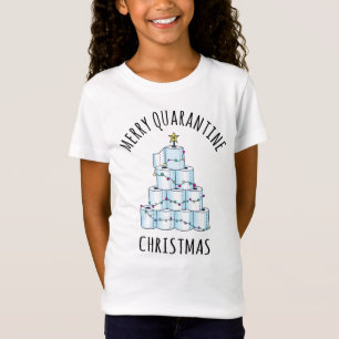 Merry Quarantine Christmas Tree Toilet Paper T-Shirt